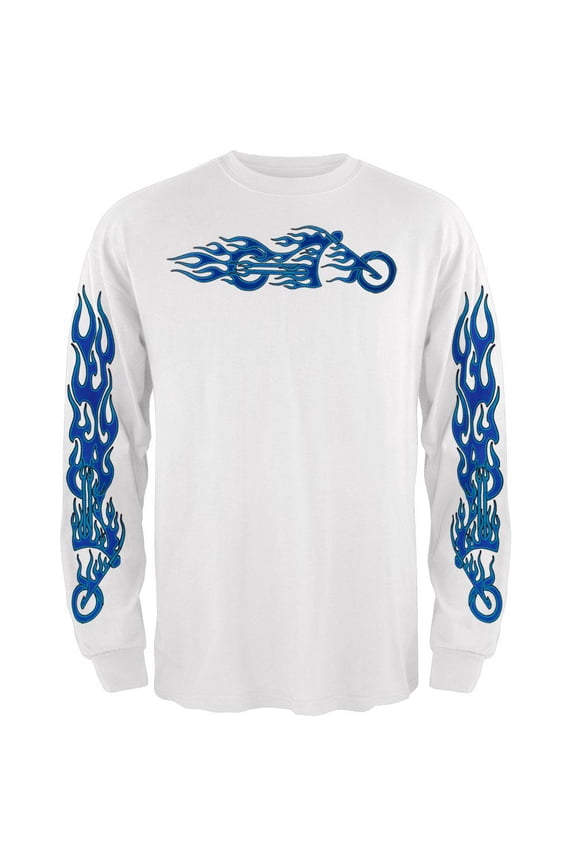 Fire Bike Long Sleeve T-Shirt - Large