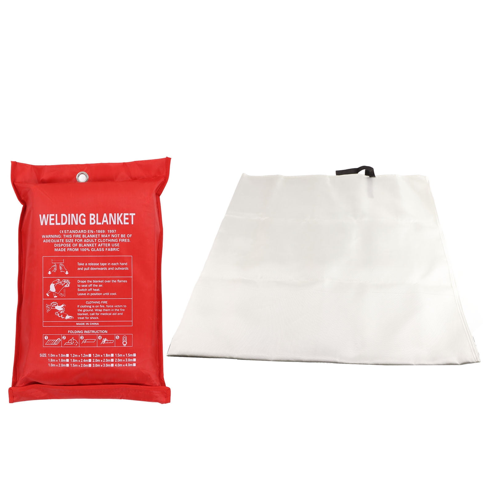 Fire Blanket 1.43m Flame Retardant Fire Suppression Fiberglass