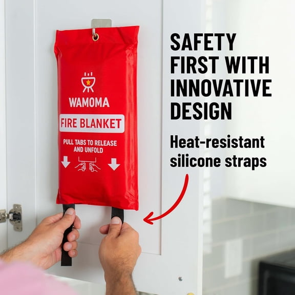 Fire Blanket & BBQ Gloves Bundle - Ultimate Protection for Grilling and Emergencies, Home and Outdoor Safety Kit