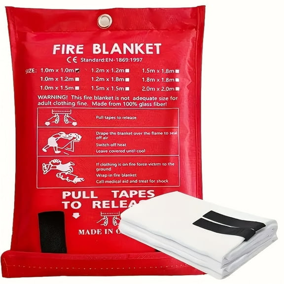 Fire Blanket Home Safety Fighting Fire Extinguishers Fireproof Welding Blanket Emergency Survival Fire Shelter Safety Cover