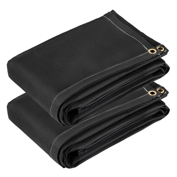 Fire Blankets 2 Pack, 6'x10' Welding Blanket, 1022F Flame Retardant, Emergency Fire Suppression Blanket, Fiberglass Fire Blanket with Grommets