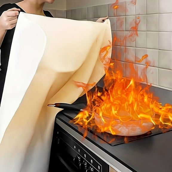 Fire Blankets, Fiberglass Material Flame Retardant Fire Blankets, Fire Blankets For Home, Kitchen, Camping, Hiking And Office Fire Fighting Escape
