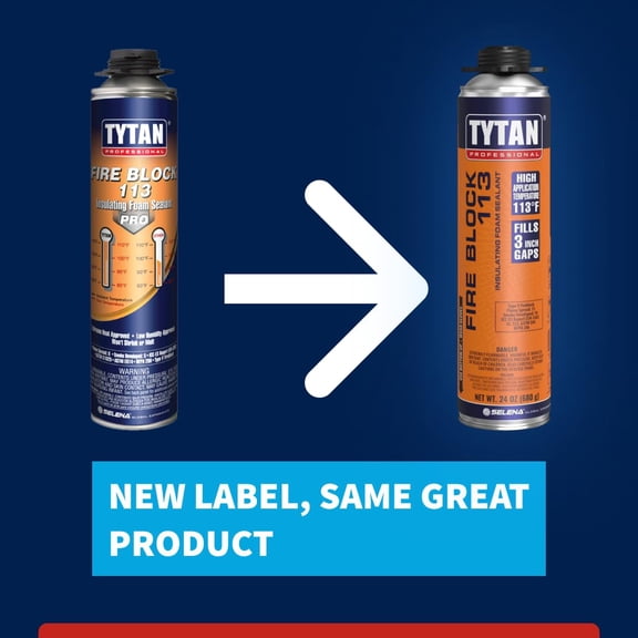 Fire Block 113 Orange Fire Blocking Foam Sealant - 24oz Gun Foam for Gaps, Cracks, Walls, Joints, Electrical Outlets & PVC Pipe - Extreme Heat Polyurethane Spray (12 Pack)$$Tools & Hardware Other