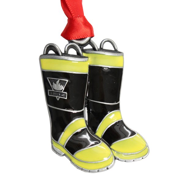 Fire Boots Christmas Tree Ornament