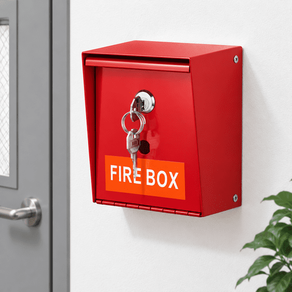 Fire Box for Keys, 1 Regular, Compact Secure Storage for Small Valuables