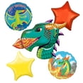 thumbnail image 1 of Fire Breathing Dragon Party Supplies Balloon Bouquet Decorations, 1 of 1
