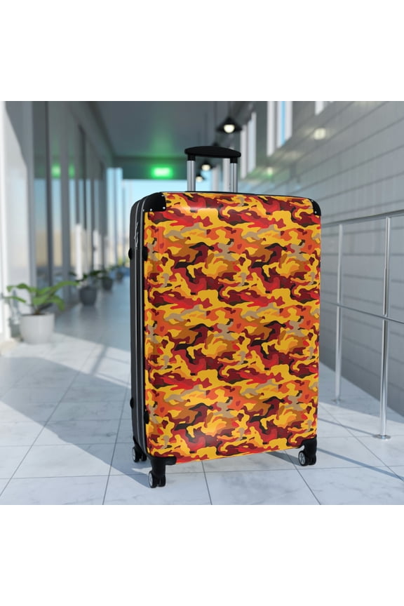 Fire Camo Luggage - Camo Color Code 0090