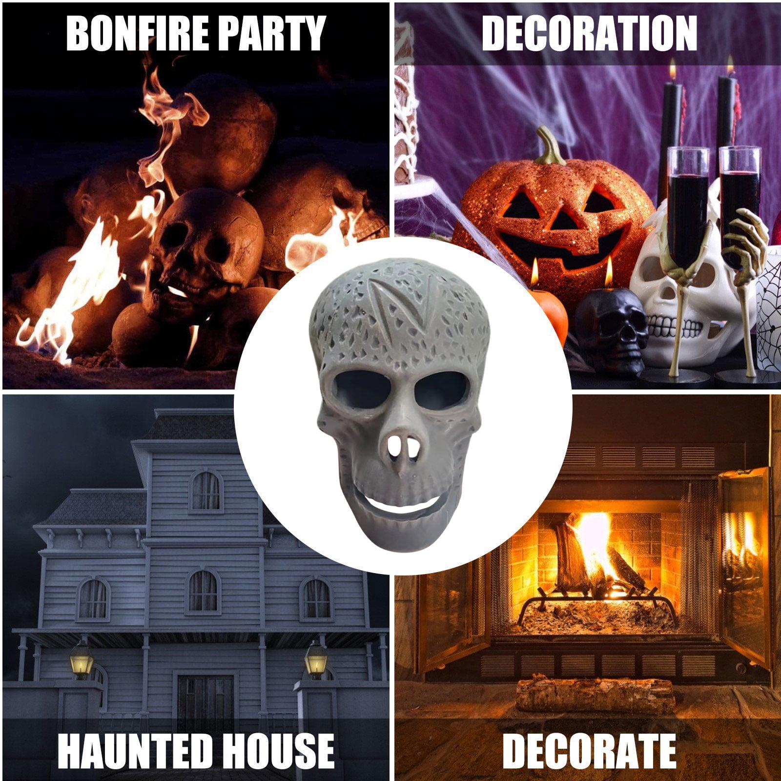 Fire Ceramic Props Decorations Reusable Decor For Home Fire Stones For