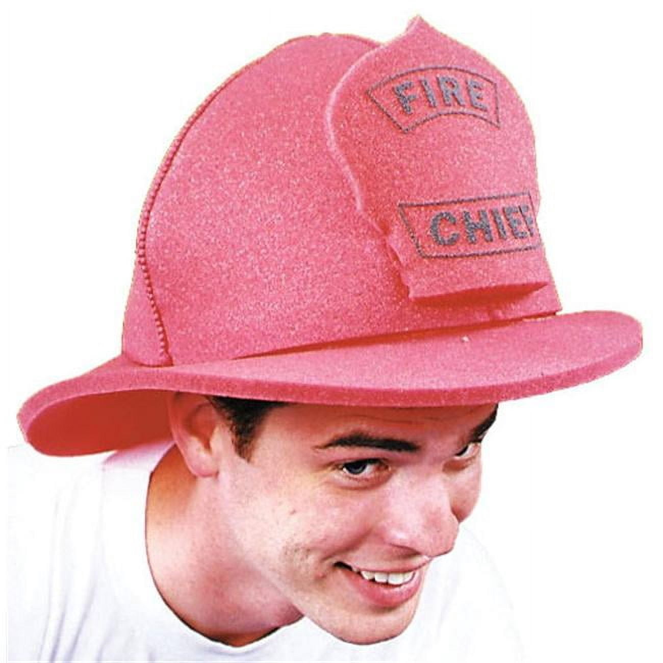Childs Yellow Plastic Fire Chief Hat - Discount Party Supplies-219671