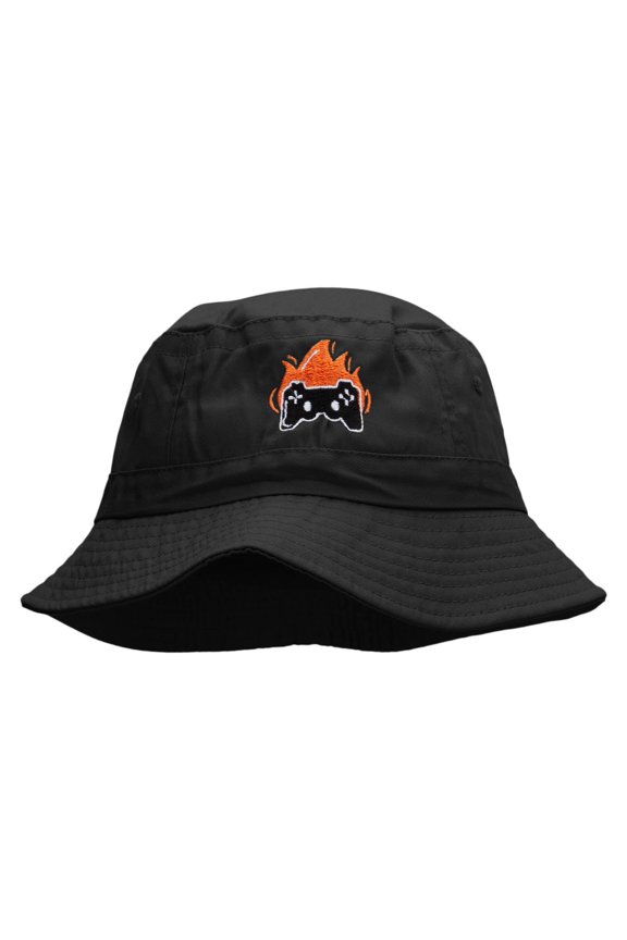 Fire Controller Embroidered Bucket Hat - Black OSFM