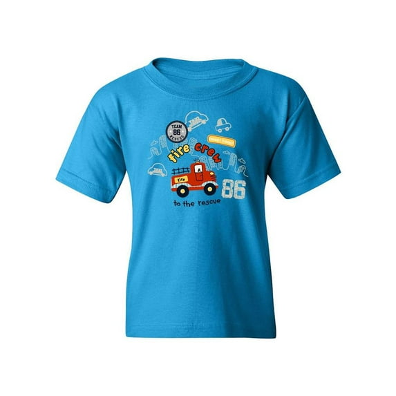 Fire Crew To The Rescue T-Shirt Juniors -Image by Shutterstock, Small