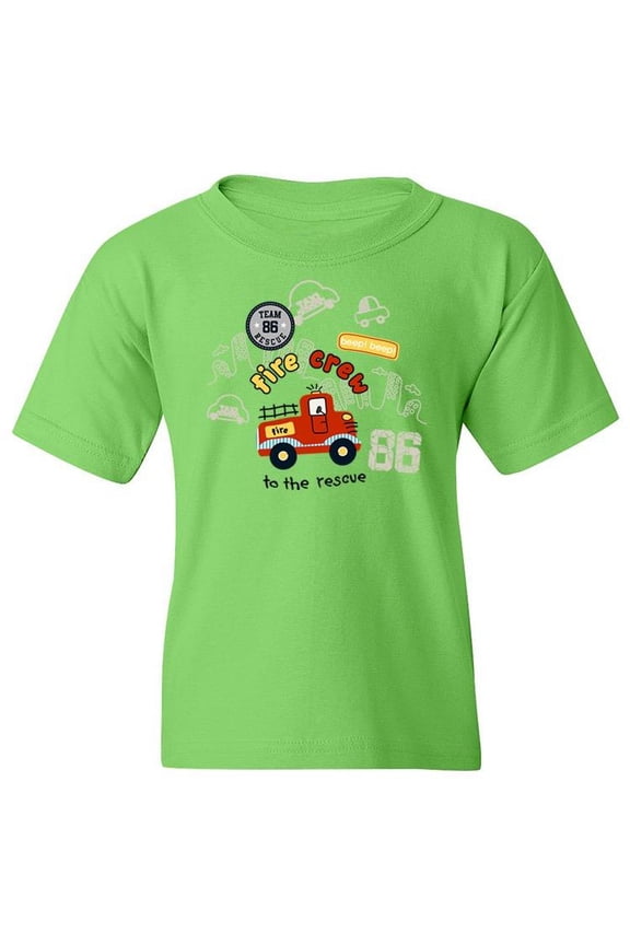 Fire Crew To The Rescue T-Shirt Juniors -Image by Shutterstock, x-Small