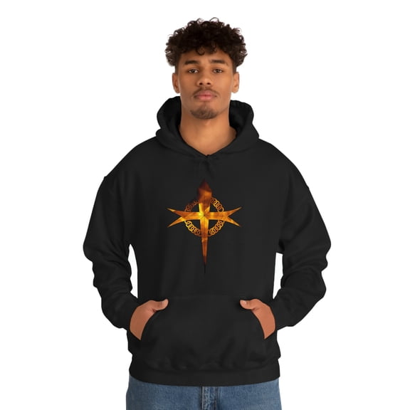 Fire Cross Hoodie