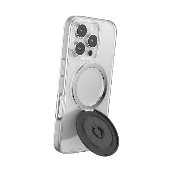 PopSockets MagSafe Kick-Out Phone Grip with Adjustable Stand  Black