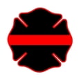 thumbnail image 1 of Fire Deparment Logo (T23) 4" Firefighter Vinyl Decal Sticker Car Window, 1 of 1