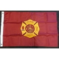 thumbnail image 1 of Fire Department 2x3 Foot Flag Double Sided Nylon Embroidered Banner Fire Dept, 1 of 6