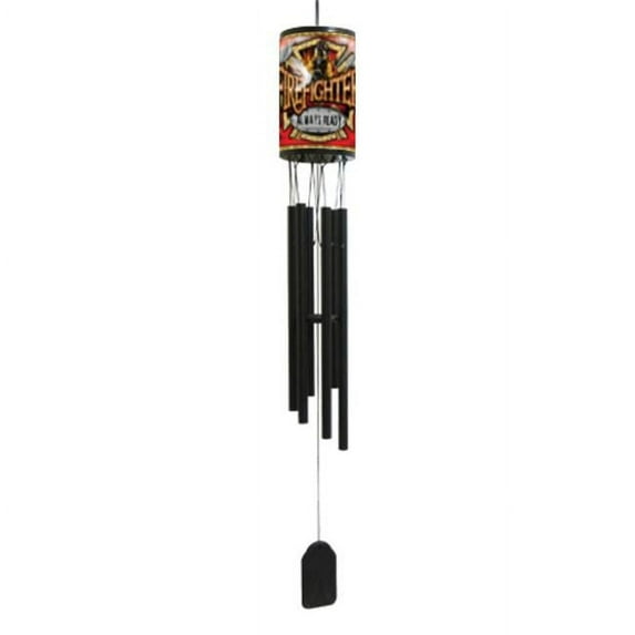 Fire Department Always Ready Wind Chime