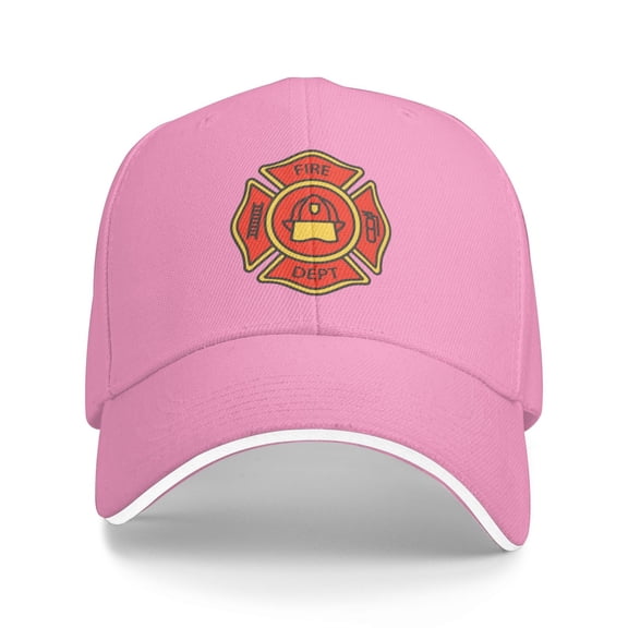 Fire Department Badge Icon Men Women Sandwich Cap Classic Baseball Capunisex Adjustable Casquette Dad Hat