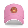 thumbnail image 1 of Fire Department Badge Icon Unisex Adult Baseball Caps Adjustable Sandwich Cap Casquette Hats Dad Hat Cap, 1 of 5