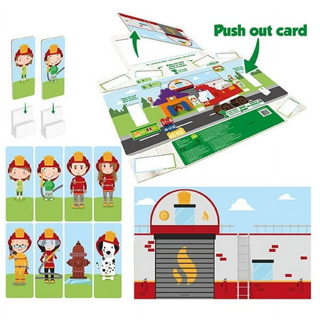 Fire Department Building Blocks Set