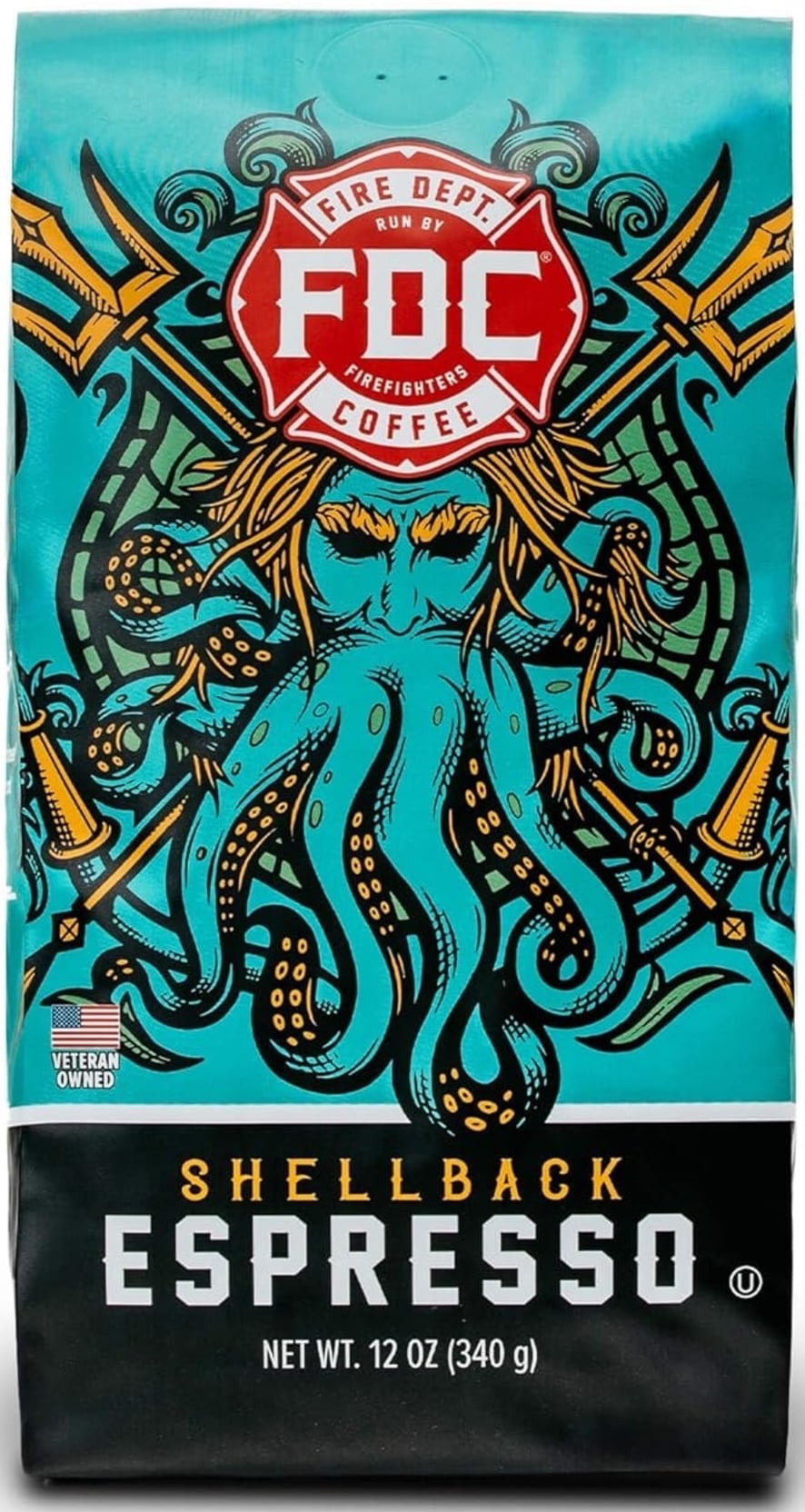 Fire Department Coffee, Shellback Espresso, Premiu