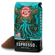 Fire Department Coffee, Shellback Espresso, Premium Ground Coffee, Medium Roast, 12 oz.