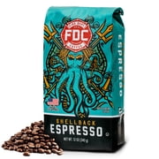 Fire Department Coffee Shellback Espresso Medium Roast Premium Whole Bean Coffee, 12 oz