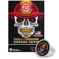 thumbnail image 1 of Fire Department Coffee Skull-Crushing Espresso Dark Roast Premium K-Cup Coffee Pods, 12 Pack, 1 of 12