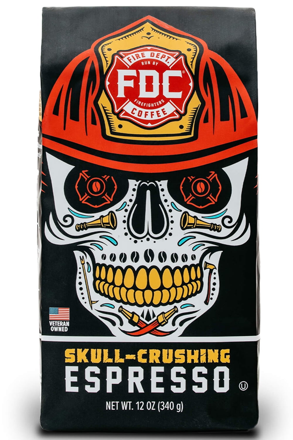 Fire Department Coffee Fire Department Coffee, Skull Crushing Espresso, Veteran Owned