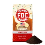 Fire Department Coffee Vanilla Sprinkle Donut Medium Roast Premium Ground Coffee, 12 oz