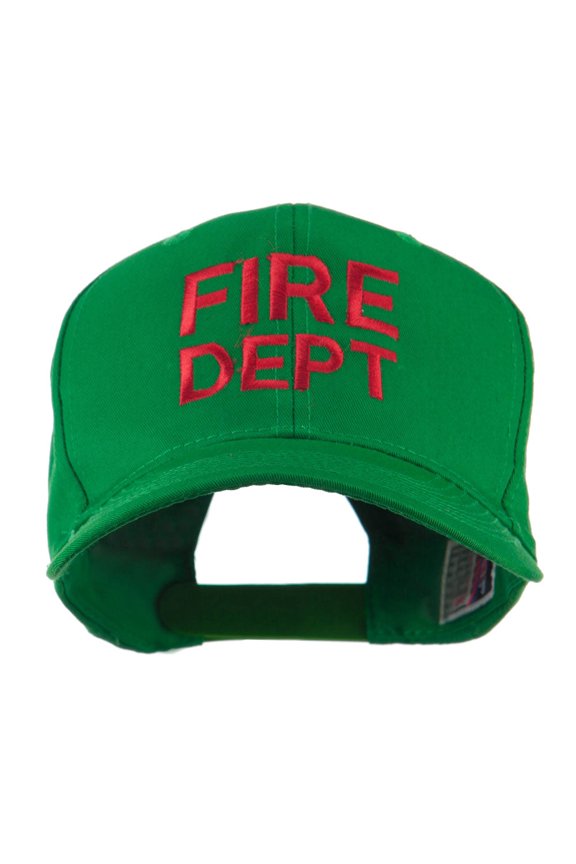 Fire Department Embroidered Cap - Kelly Green OSFM