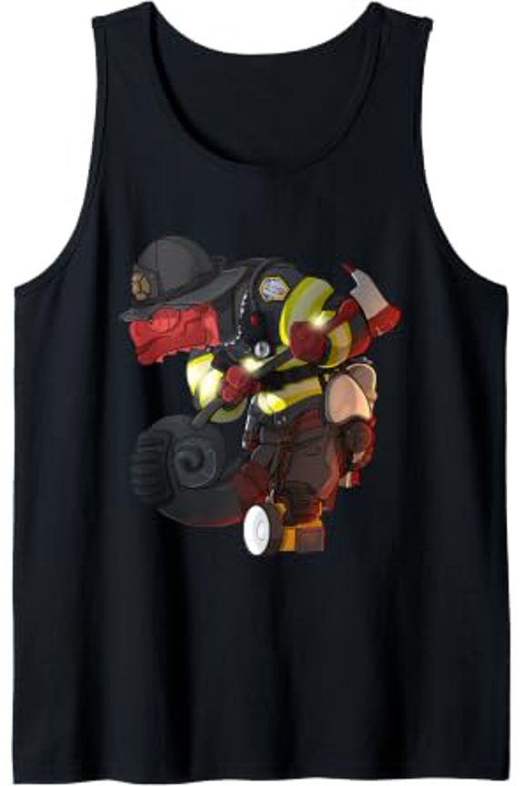 Fire Department Firefighter Fireman Ems Rescue Tank Top Size S-3XL