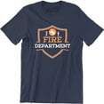 thumbnail image 1 of Fire Department Firefighter Rescuer On Duty Men's T-Shirt, 1 of 4