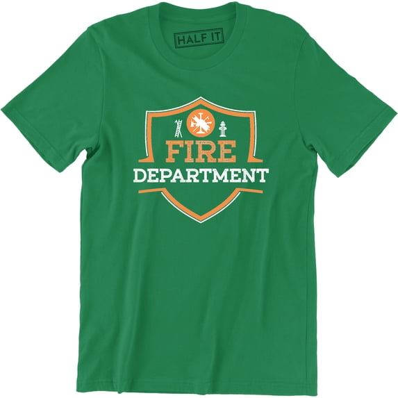 Fire Department Firefighter Rescuer On Duty Men's T-Shirt
