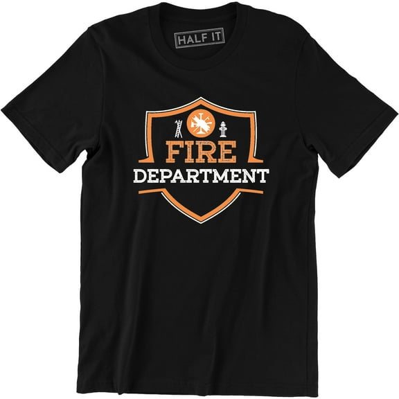 Fire Department Firefighter Rescuer On Duty Men's T-Shirt