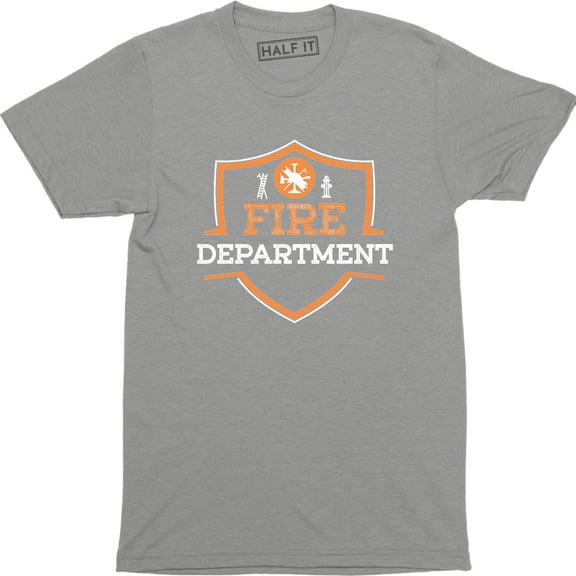 Fire Department Firefighter Rescuer On Duty Men's T-Shirt