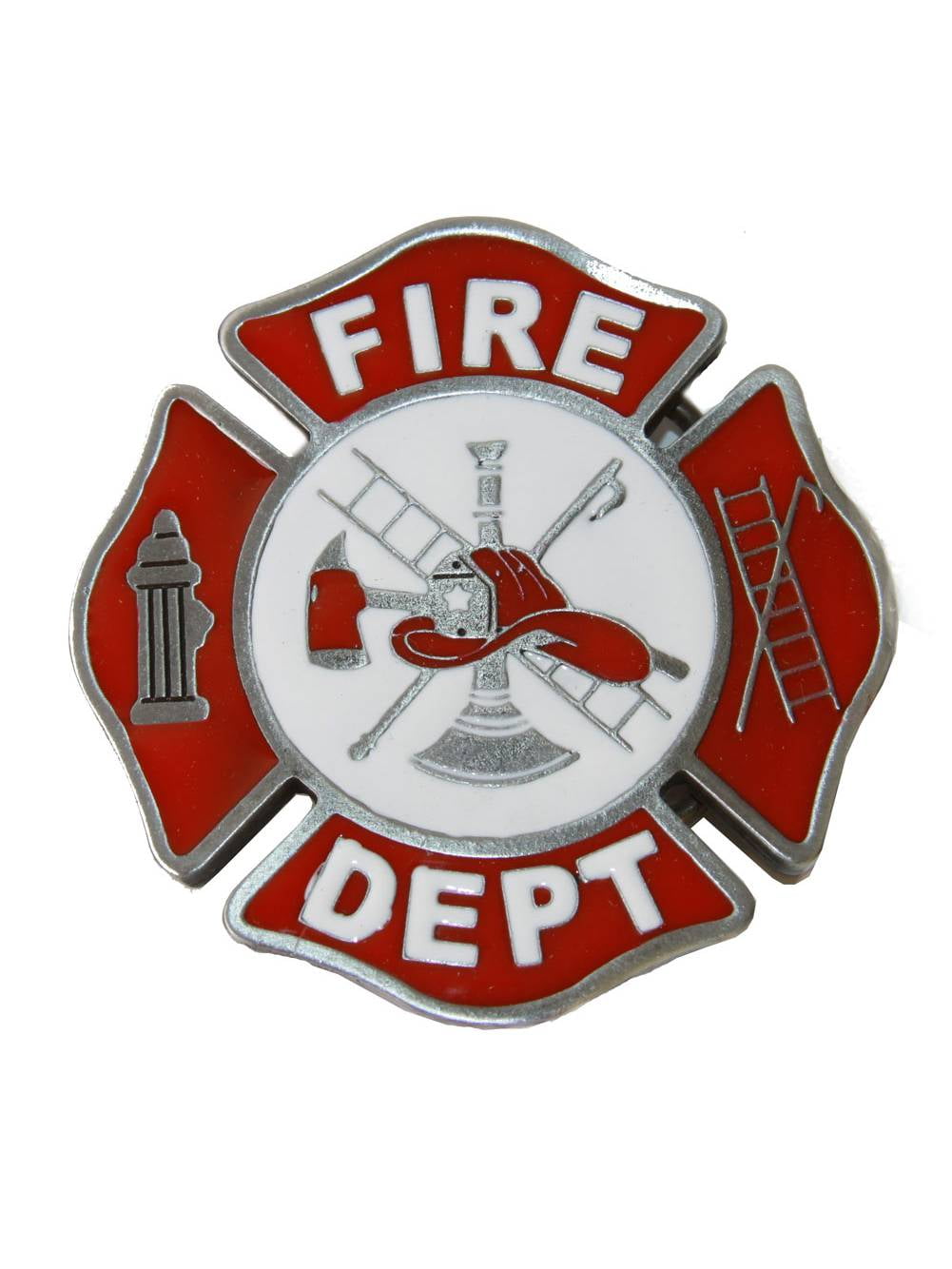 Fire Department Logo Belt Buckle - Walmart.com