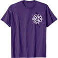 thumbnail image 1 of Fire Department Logo Uniform Fireman Symbol Firefighter Gear Softstyle Unisex T-Shirt,Purple Color,Size YM, 1 of 5