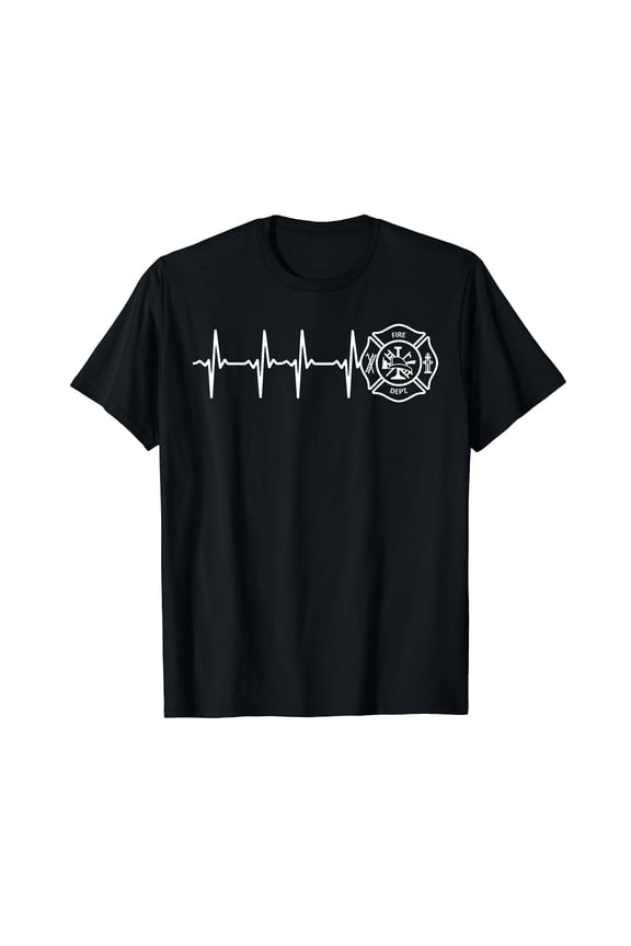 Fire Department Logo Uniform Fireman Symbol Firefighter Gear T-Shirt
