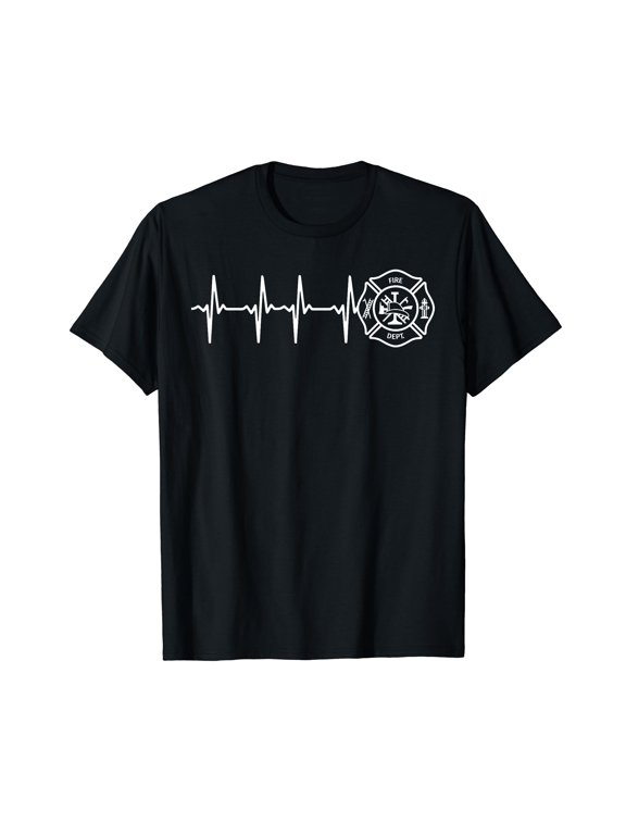 Fire Department Logo Uniform Fireman Symbol Firefighter Gear T-Shirt