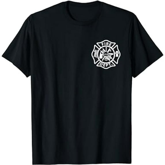 Fire Department Logo Uniform Fireman Symbol Firefighter Gear T-Shirt