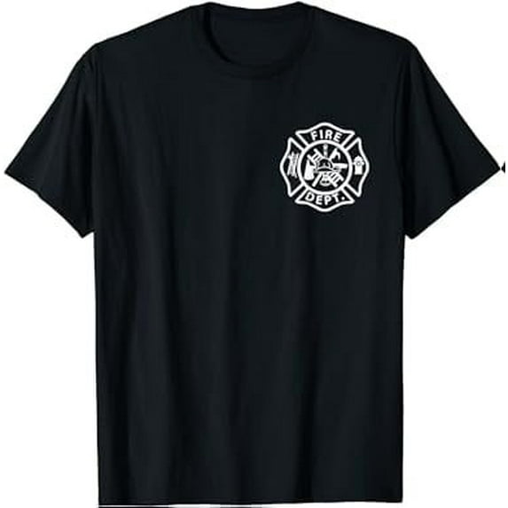 Fire Department Logo Uniform Fireman Symbol Firefighter Gear T-Shirt