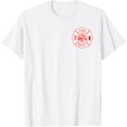 thumbnail image 1 of Fire Department Logo Uniform Fireman Symbol Firefighter Gear T-Shirt, 1 of 4