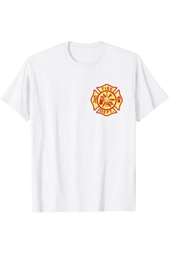 Fire Department Logo Uniform Fireman Symbol Firefighter Gear T-Shirt