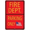 thumbnail image 1 of Fire Department Parking Only Military Police 8x12 Metal Sign 208120062001, 1 of 1