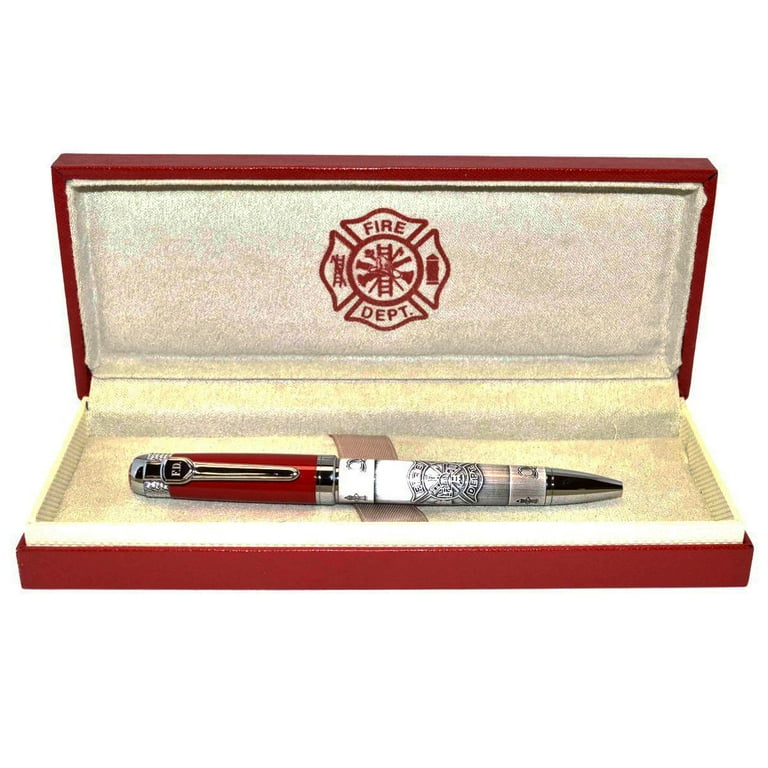 Heavy Weight Metal Firefighter Pen Set Heavy Weight Metal Firefighter Pen Set