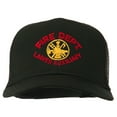 thumbnail image 1 of Fire Dept Ladies Auxiliary Embroidered Mesh Cap - Black OSFM, 1 of 5