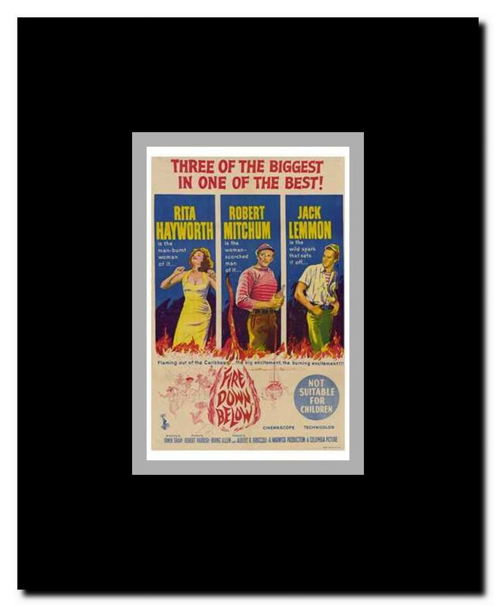 Fire Down Below Framed Movie Poster