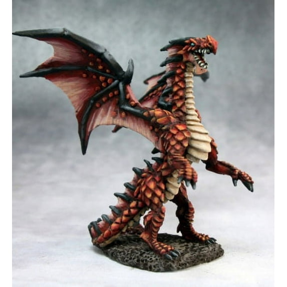 Fire Dragon Hatchling Miniature 25mm Heroic Scale Dark Heaven Legends Reaper Miniatures