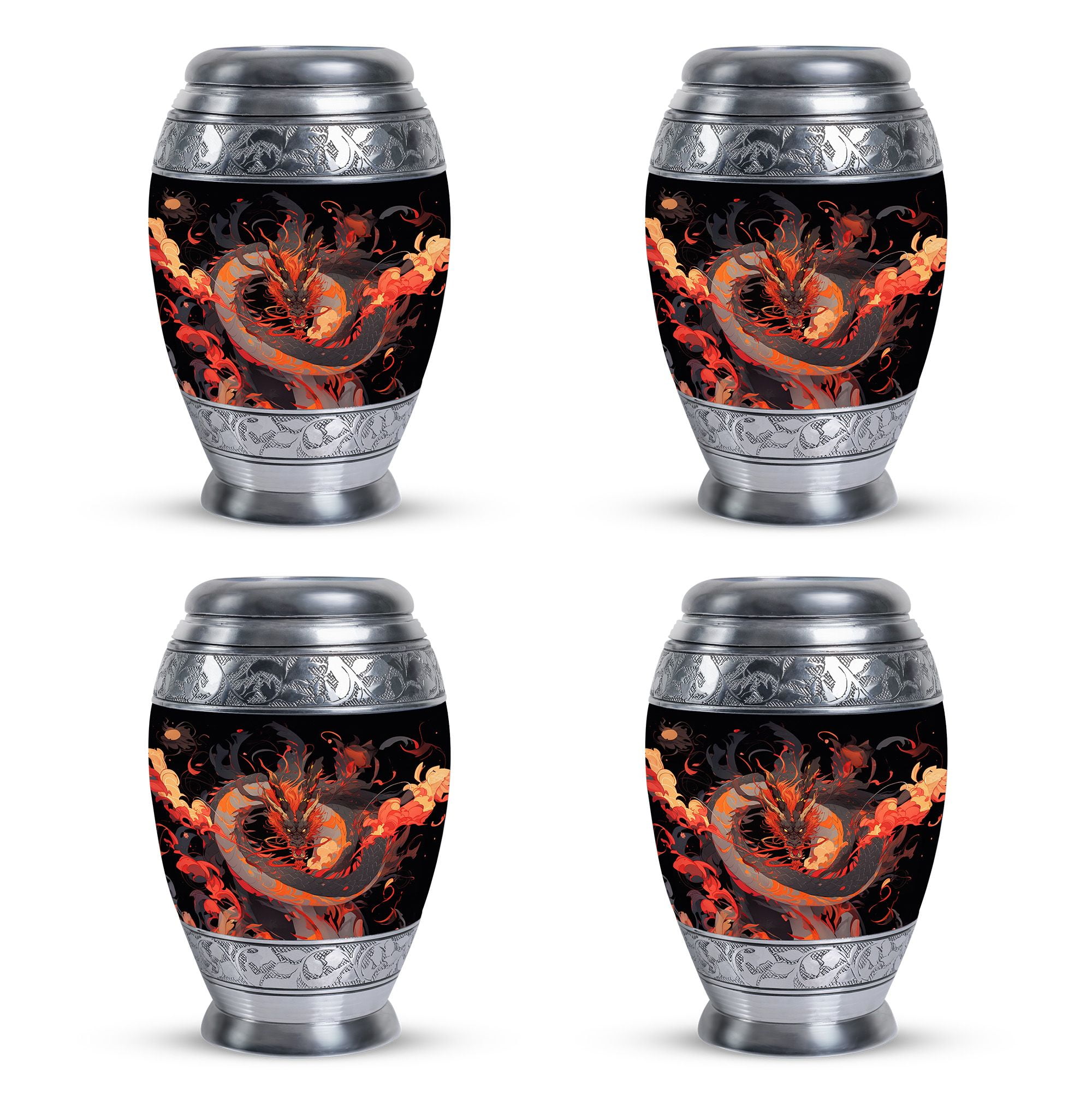 Fire Dragon's Cremation Keepsake Urns For Ashes - Urn For Moms Ashes ...